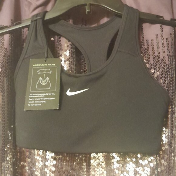 - Nwt nike swoosh dri fit sports bra xs - Picture 1 of 8